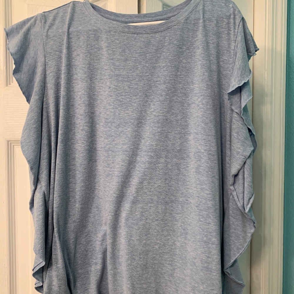 Lane Bryant Side-Gathered Sleeveless Top sz 18/20